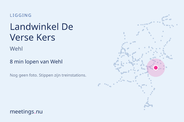 Landwinkel De Verse Kers