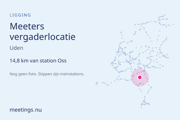 Meeters vergaderlocatie