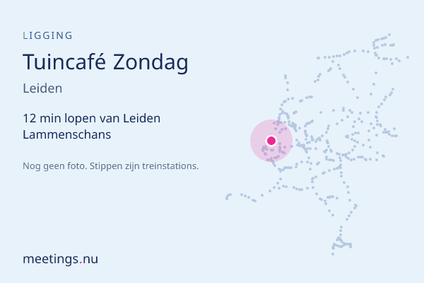 Tuincafé Zondag