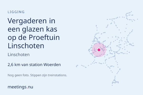 Vergaderen in een glazen kas op de Proeftuin Linschoten